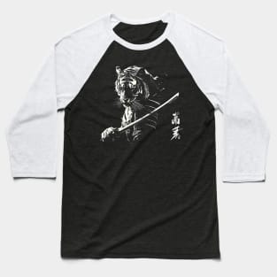 samurai tiger Baseball T-Shirt